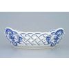 4175 1 misa ctyrhranna prolamovana 21 cm cibulak cesky porcelan