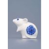 Myš 5 cm, cibulák, Český porcelán
