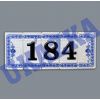 4556 3 cislo na dum ramecek reliefni se spodni znackou 110 x 55 mm cibulak cesky porcelan