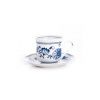 Kávový šálek s podšálkem, cibulák, 150 ml, porcelán Leander